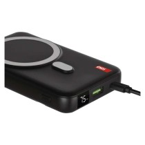 EMOS Powerbank WI 1023D, 10 000 mAh, 22,5 W+Wireless, fekete