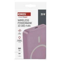 EMOS Powerbank WI 1046, 10 000 mAh, 20 W+Wireless, lazac