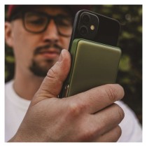 EMOS Powerbank WI 1031, 10 000 mAh, 20 W+Wireless, army-green
