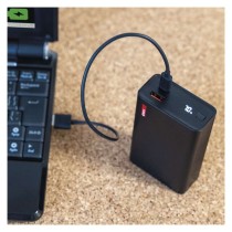 EMOS Powerbank NTBF20, 20 000 mAh, 65 W PD, fekete