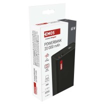 EMOS Powerbank NTBF20, 20 000 mAh, 65 W PD, fekete