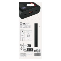 EMOS Powerbank NTBF30, 27 000 mAh, 100 W PD, fekete
