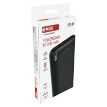 EMOS AlphaQ3 powerbank, 10 000 mAh, 22,5 W, črni