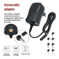 EMOS Univerzális töltőadapter 600mA