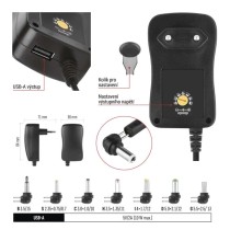 Univerzální pulzní USB napájecí zdroj 1000 mA s hřebínkem
