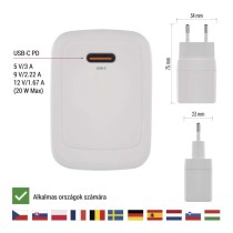EMOS Univerzális USB töltő GaN PD 20 W max.