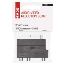 Reduktion SCART auf 3x CINCH + SVHS Adapter