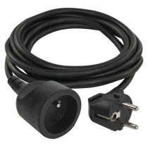 Prodlužovací kabel 3 m / 1 zásuvka / černý / PVC / 1,5 mm2