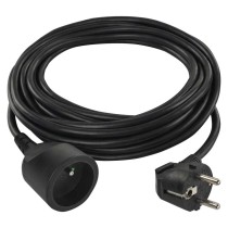 Prodlužovací kabel 5 m / 1 zásuvka / černý / PVC / 1,5 mm2