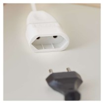 Hosszabbító 5 m / 1 aljzat / fehér / PVC / 0,75 mm2