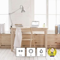 Prodlužovací kabel 1,4 m / 2 zásuvky+2×USB-A+1×USB-C / bílý / PVC / 1,5 mm2