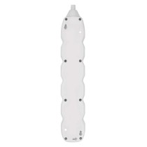 Przedłużacz 3 m / 6 gniazd / biały / PVC / 1 mm2