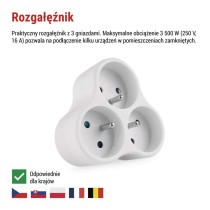 Rozgałęźnik 3x