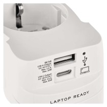 Universal Reiseadapter für Ausland – Amerika, Asien, Afrika, 1×USB-C, 1×USB-A