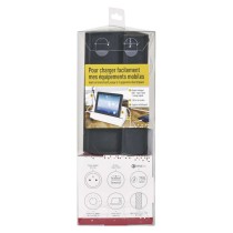 Legrand predlžovací kábel 1,5 m / 3 zásuvky / s USB / čierná-červená / PVC / 1,5 mm2