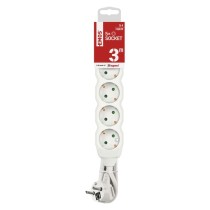 Hosszabbító 3 m / 5 aljzat / fehér / PVC / 1,5 mm2