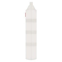 Hosszabbító 2 m / 3 aljzat / kapcsolós / fehér / PVC / 1 mm2