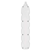 Hosszabbító 2 m / 5 aljzat / kapcsolós / fehér / PVC / 1 mm2