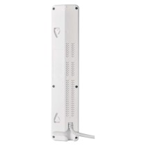 GoSmart Steckdosenleiste + Schalter - 2 m, 4 Steckdosen, USB, weiss-schwarz, PVC, 1,5 mm2