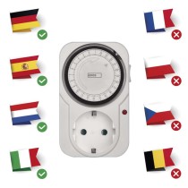 EMOS Mechanikus időkapcsoló 1GD/2A IP20