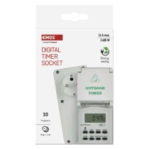Digitale Zeitschaltuhr, IP44 für den Außenbereich