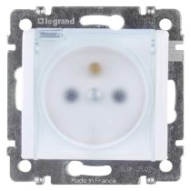 Legrand Valena zásuvka, IP44, strieborná