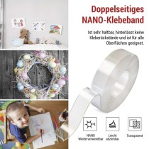  Doppelseitiges NANO Klebeband 30 mm / 3 m, transparent