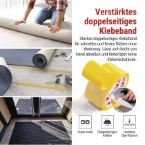 Doppelseitiges DUCT Klebeband 50 mm / 10 m, transparent