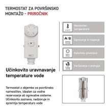 Nadometni mehanski termostat P5681