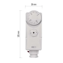 Anlege-Thermostat mit Fernfühler P5682, manuell