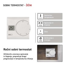 Sobni mehanski žični termostat P5603R
