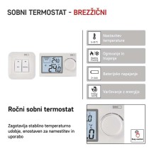 Sobni mehanski brezžični termostat P5614