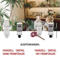 Anlege-Thermostat P5683, manuell