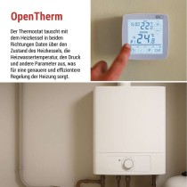 OpenTherm Raumthermostat P56A01, programmierbar, verkabelt