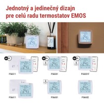 Podlahový programovateľný drôtový WiFi GoSmart termostat P56S01F