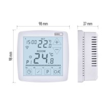 GoSmart Raumthermostat P56S01 mit WiFi, programmierbar, verkabelt