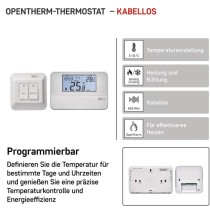 OpenTherm Raumthermostat P5616OT, programmierbar, kabellos