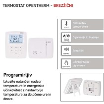 Sobni brezžični OpenTherm termostat P5611OT s programiranjem