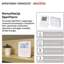 Sobni brezžični OpenTherm termostat P5611OT s programiranjem