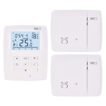 OpenTherm Raumthermostat P5611OT.2R mit 2 Empfängern, programmierbar, kabellos
