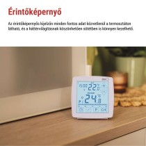 Programozható vezeték nélküli OpenTherm szobatermosztát P56A11