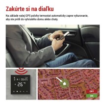 Podlahový programovateľný drôtový WiFi GoSmart termostat P56201BUF