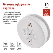Detektor pożaru THS916A