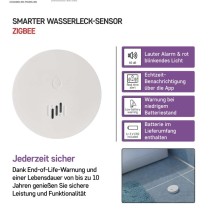 GoSmart Wasserleckalarm P56000S ZigBee