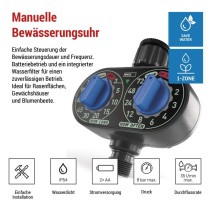 Mechanische Bewässerungsuhr, 1 Weg