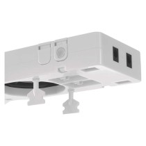 Radiátor fűtéserősítő ventilátor - KIEGÉSZÍTŐ egység, fehér