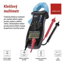 Klešťový multimetr MD-410C