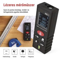 EMOS Távolságmérő lézer M0502