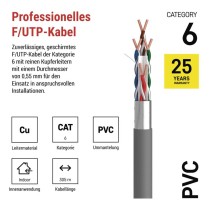 Datenkabel FTP CAT 6, 305m