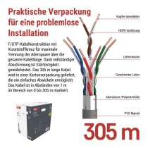 Datenkabel FTP CAT 6, 305m